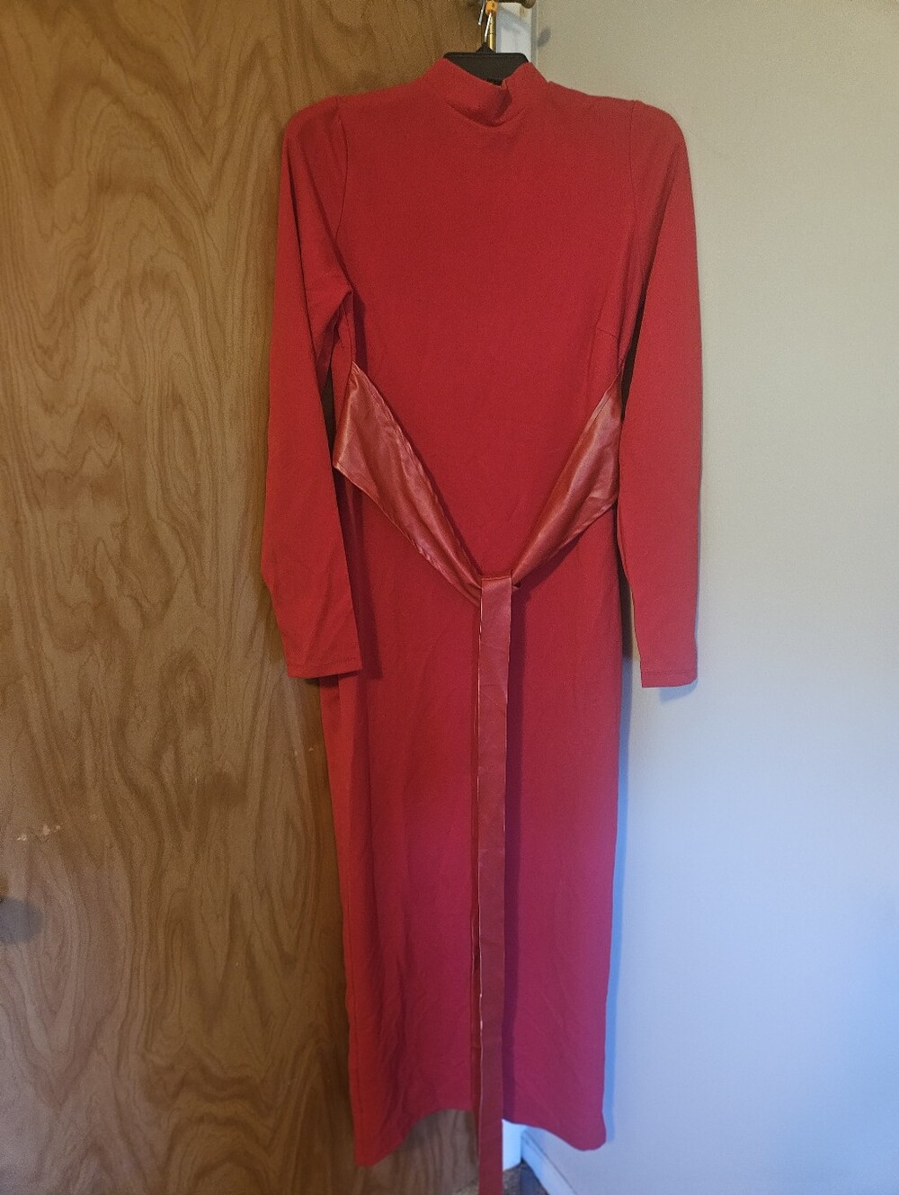 Stylish Red Fall Maxi Dress